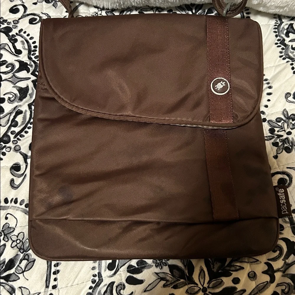 Pacsafe Dark Brown Messenger Bag